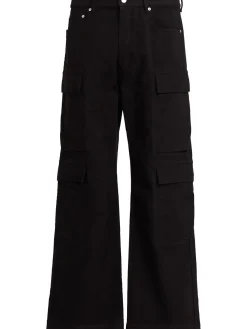 Jeans cargo in cotone