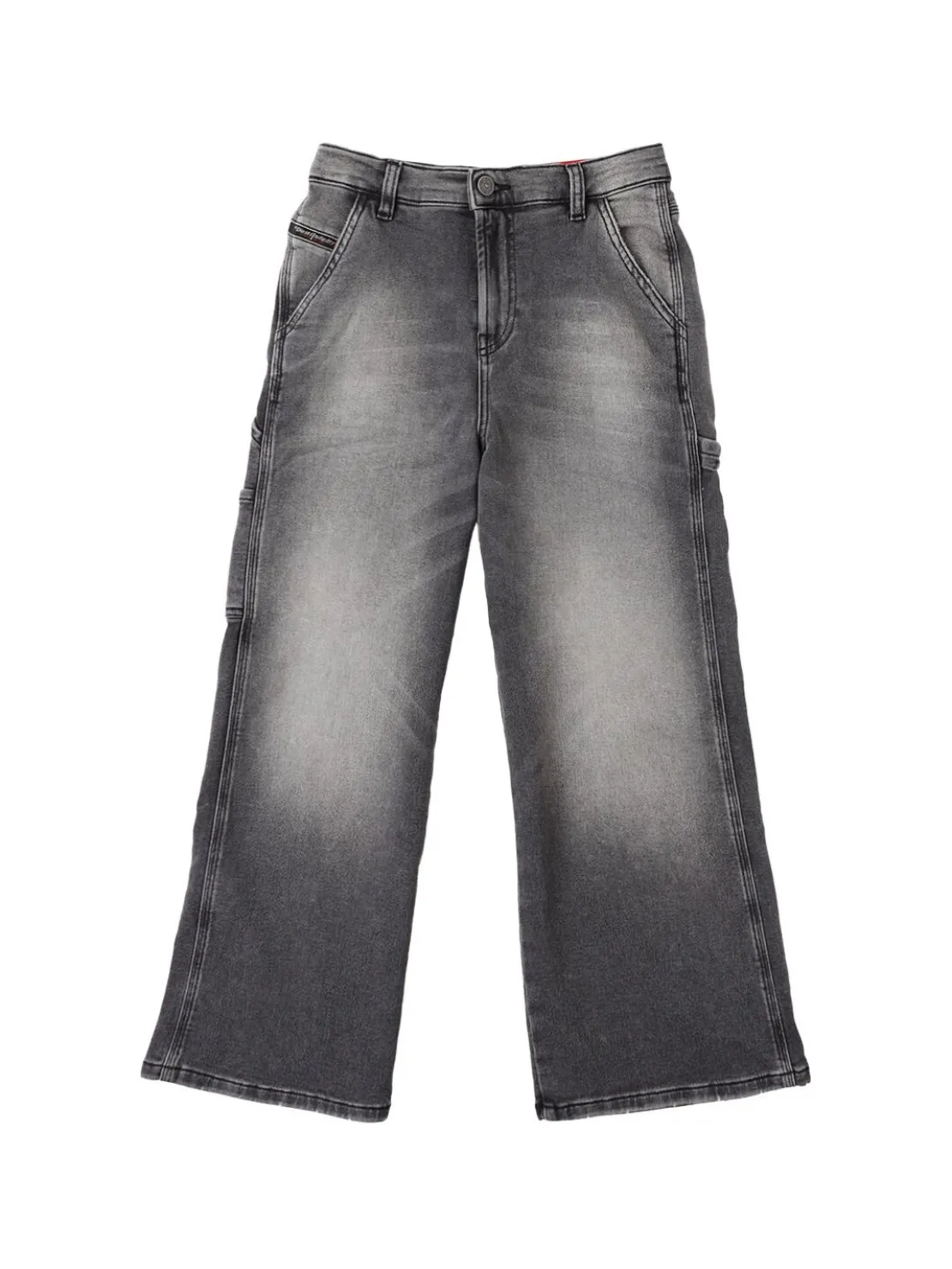 Jeans cargo in cotone stretch