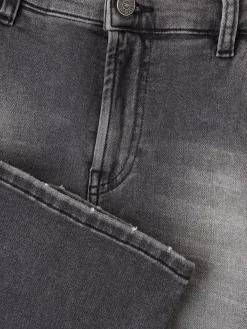 Jeans cargo in cotone stretch
