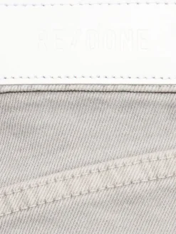 Jeans cropped vita alta e gamba ampia