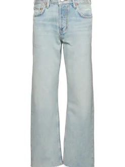 Jeans dritti cropped con decorazioni