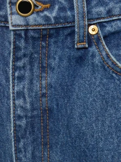 Jeans dritti Danielle a vita alta