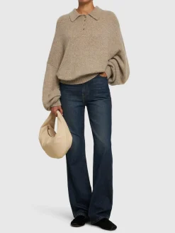 Jeans dritti Danielle a vita alta