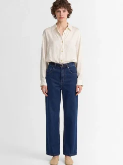 Jeans dritti in denim