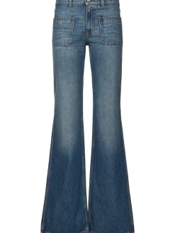 Jeans dritti in denim