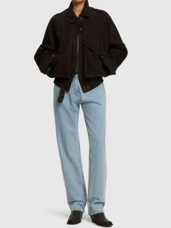 Jeans dritti in denim