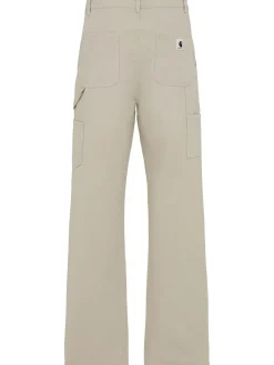 Jeans dritti in denim di cotone