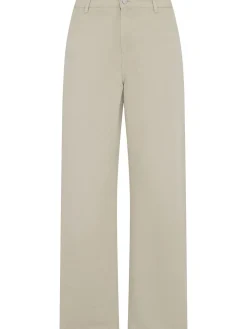 Jeans dritti in denim di cotone