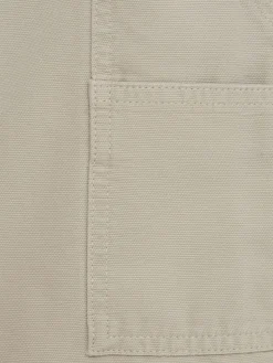 Jeans dritti in denim di cotone