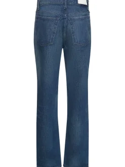 Jeans dritti 70s in denim di cotone