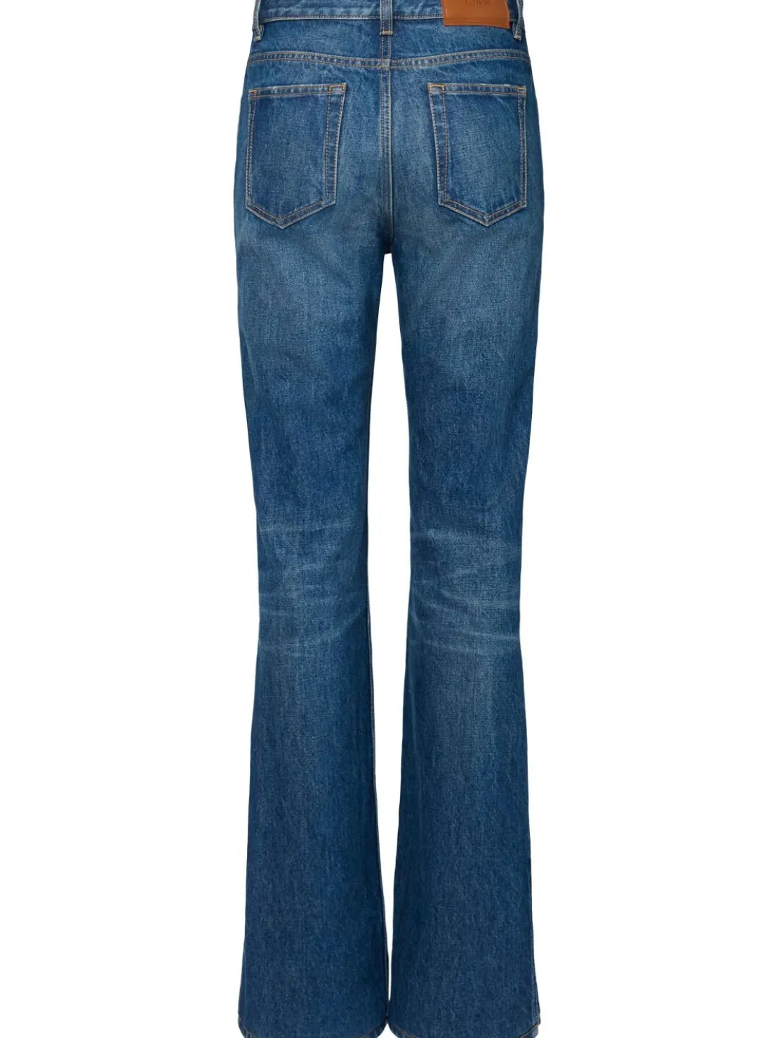Jeans dritti vita alta