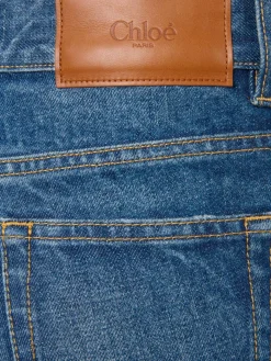 Jeans dritti vita alta