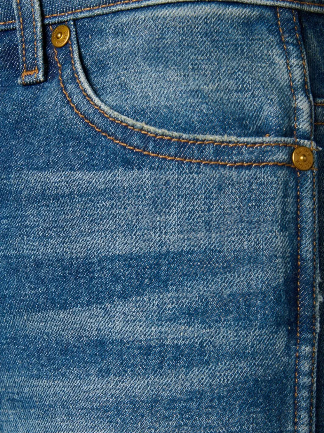 Jeans dritti vita alta Danielle in denim