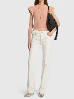 Jeans dritti vita media