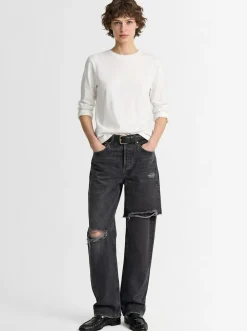 Jeans dritti vita media Amryn