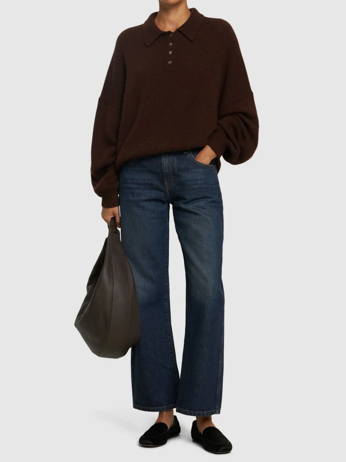 Jeans dritti vita media Kerrie