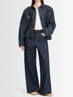 Jeans gamba ampia Levi’s in denim con cintura