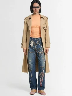 Jeans gamba ampia Tlo in cotone biologico