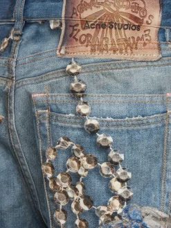 Jeans gamba ampia Tlo in cotone biologico