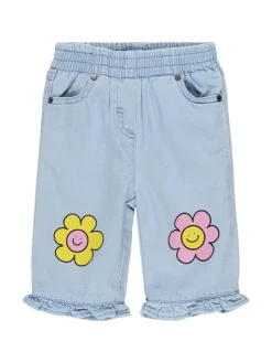 Jeans in cotone stampato