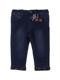 Jeans in denim di cotone stretch