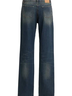 Jeans larghi in denim