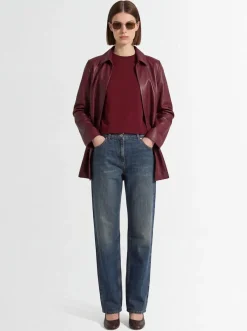 Jeans larghi in denim
