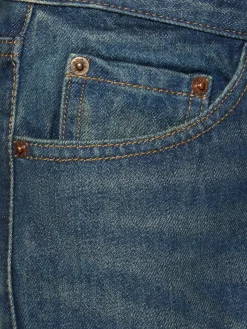 Jeans larghi vita alta