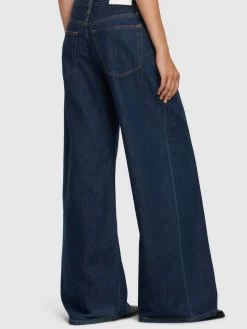 Jeans palazzo vita media