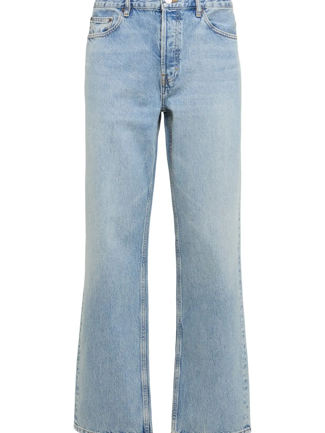 Jeans relaxed fit in denim di cotone