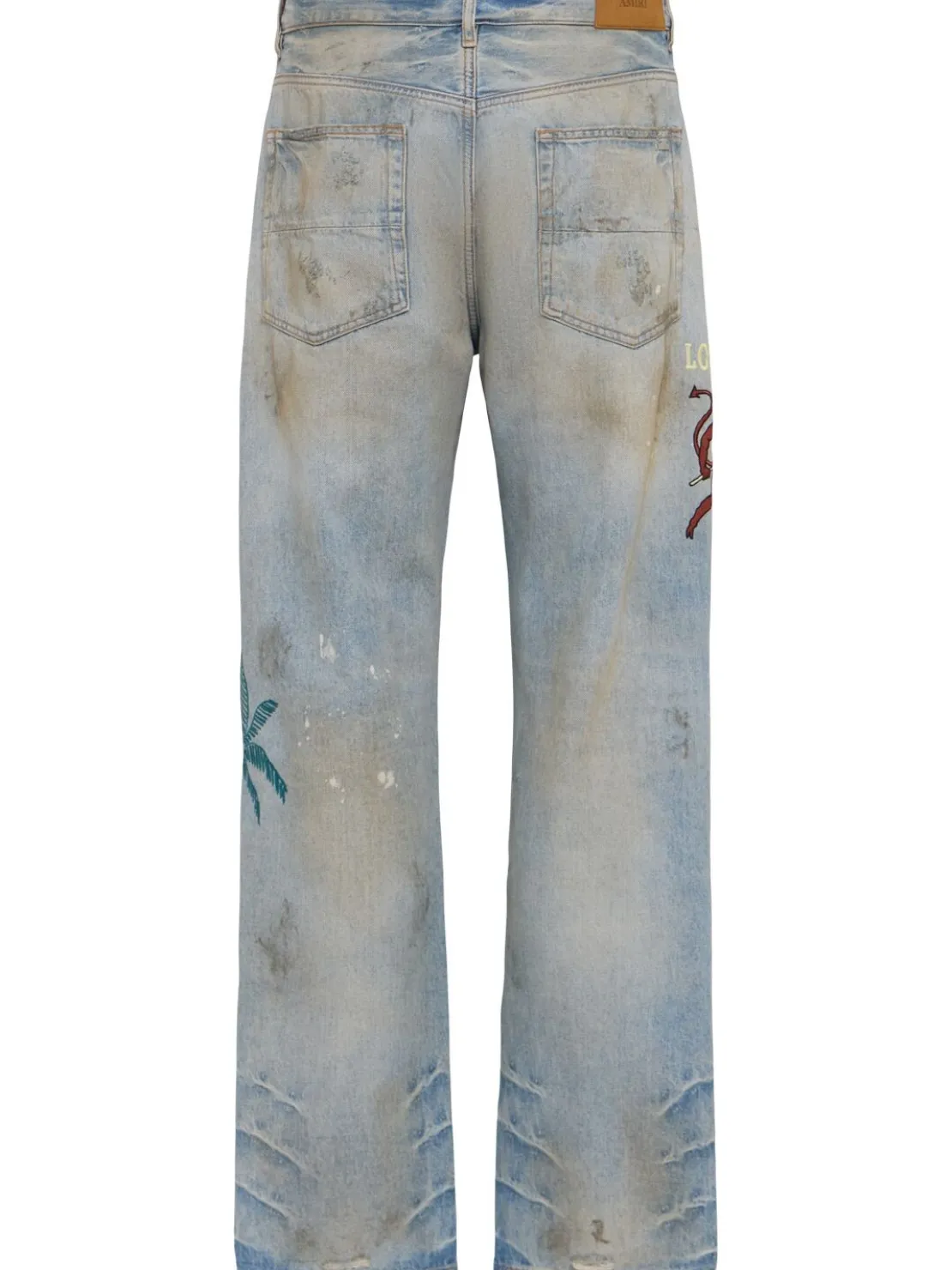 Jeans ricamati Sinners