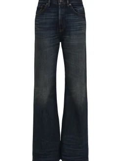 Jeans svasati 5 tasche in denim