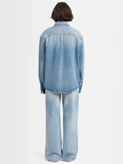 Jeans 5 tasche Clara in denim stonewash