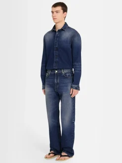 Jeans 5 tasche in denim