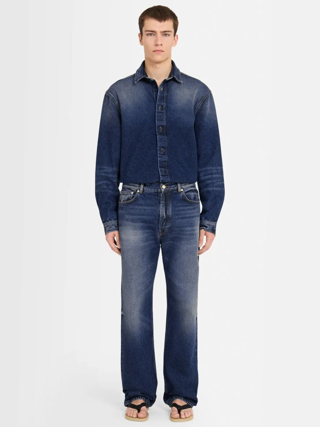 Jeans 5 tasche in denim