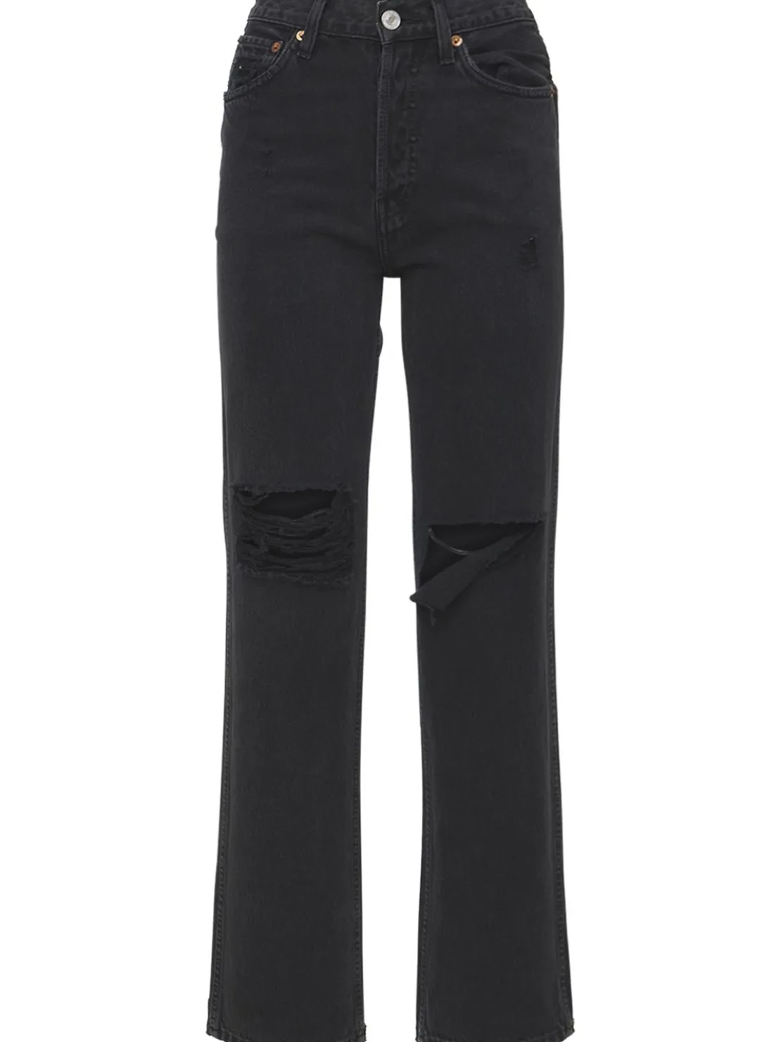 Jeans vita alta loose fit 90’s in denim