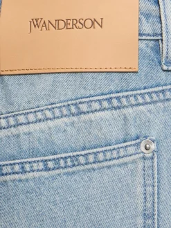 Jeans vita media boyfriend fit con fibbie