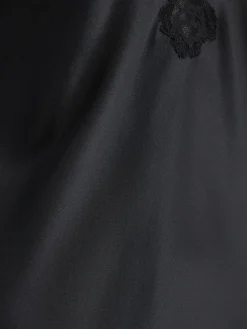 Juliet lace & satin mini dress