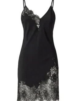 Juliet lace & satin mini dress