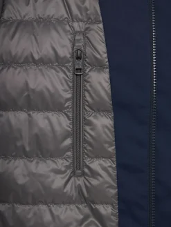 Kervoyal tech down parka jacket
