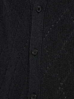 Knit cotton polo shirt