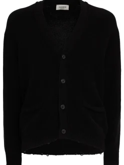 Knitted cotton boxy fit cardigan