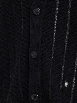 Knitted cotton cardigan