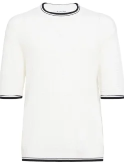Knitted cotton t-shirt