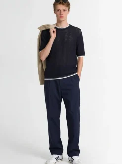 Knitted cotton t-shirt