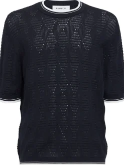 Knitted cotton t-shirt