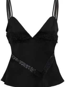 Lace & satin camisole