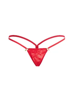 Lace slip top & thong set