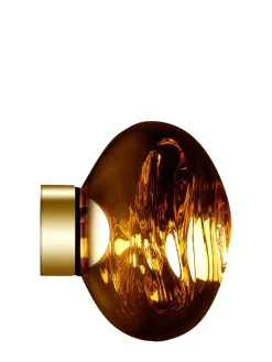 Lampada da superficie Melt Mini LED oro
