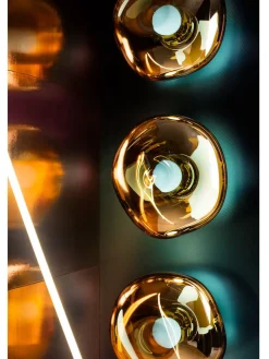 Lampada da superficie Melt Mini LED oro